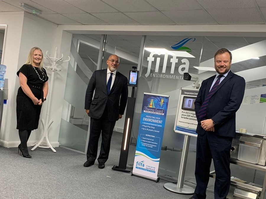 Nadhim Zahawi visits Filta Group