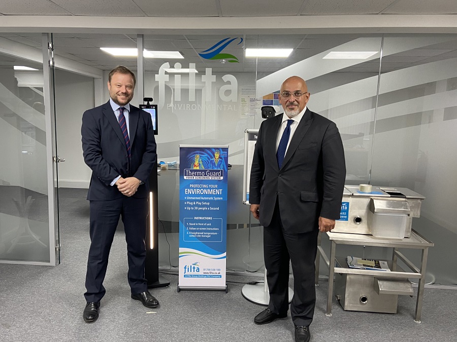 Nadhim Zahawi visits Filta Group