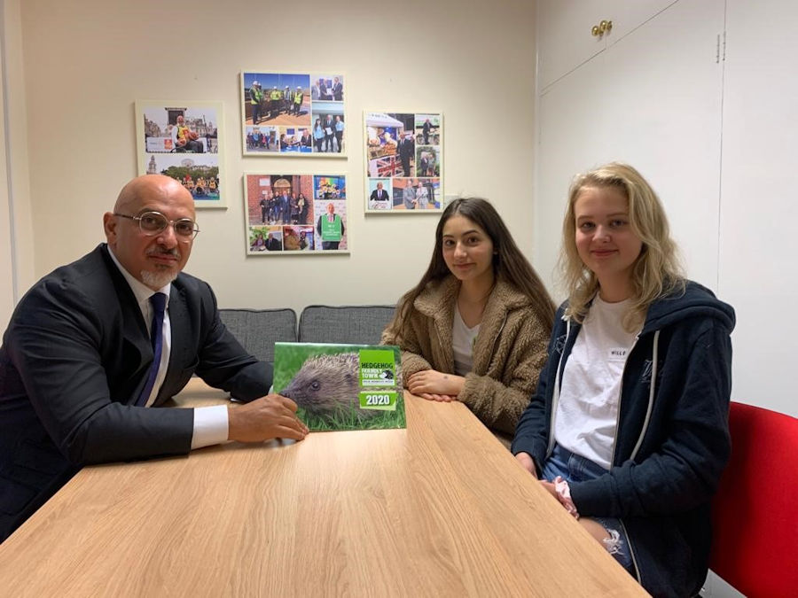 Nadhim meets Sophie Smith and Kyra Barboutis about the hedgehog clinic they have set up