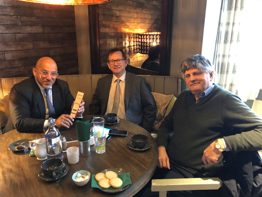 Nadhim Zahawi met with entrepreneurs behind Jubal App