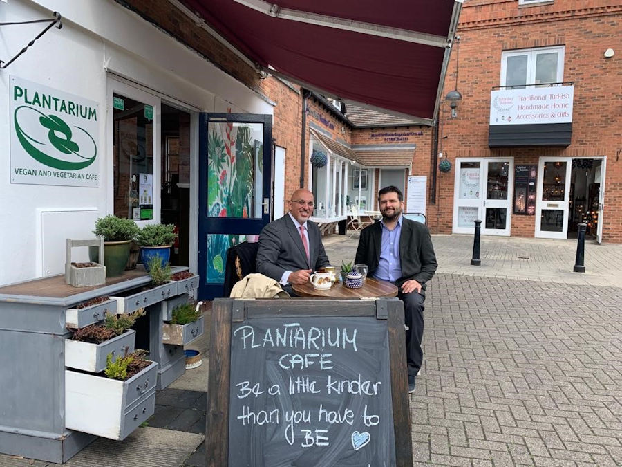 Nadhim visited the Plantarium Café in the Minories