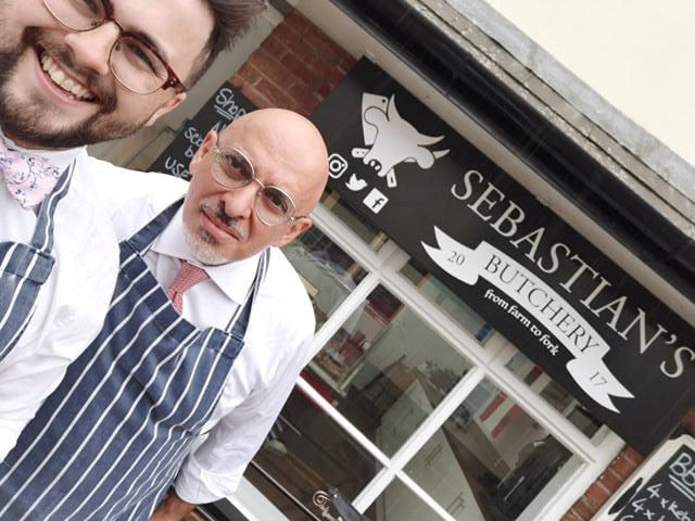 Nadhim Zahawi visits Sebastian's Butchery