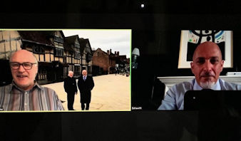 Nadhim Zahawi met virtually with Tim Cooke, Shakespeare Birthplace Trust CEO