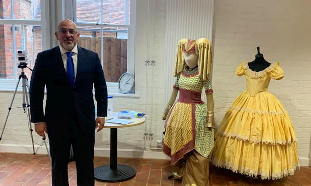Nadhim Zahawi visited the newly renovated Royal Shakespeare Company Head Office.