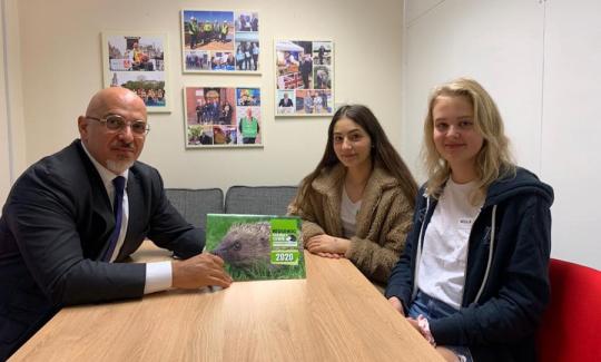 Nadhim meets Sophie Smith and Kyra Barboutis about the hedgehog clinic they have set up