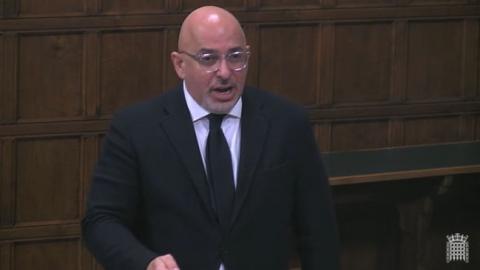 Nadhim Zahawi MP speaking in Westminster Hall