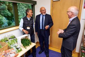 Nadhim Zahawi MP visits Wealmoor