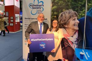 Nadhim Zahawi MP supports Alzheimer’s Society’s Cure the Care System campaign